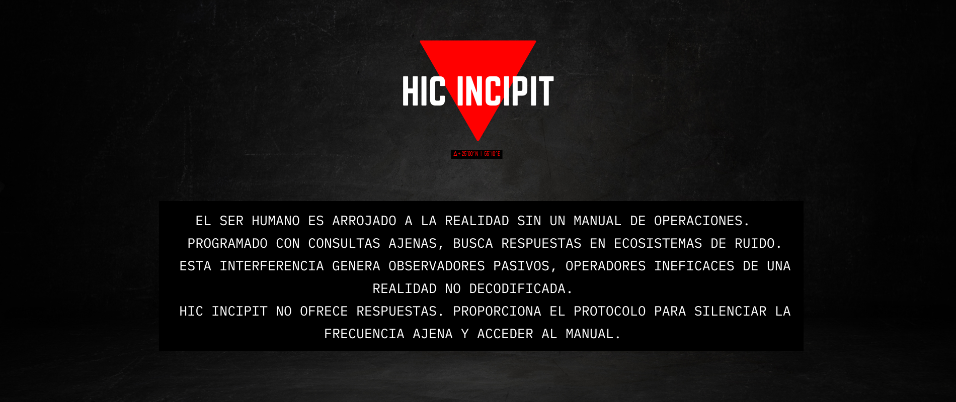 Hic Incipit Logo